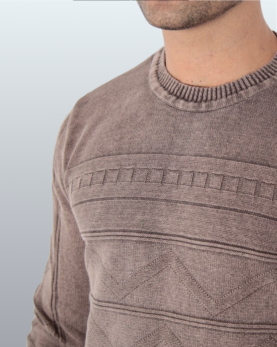 Suéter Tricot 3D Estonado Piemonte