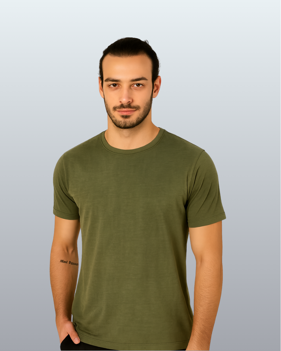 Camiseta Estonada de Algodão