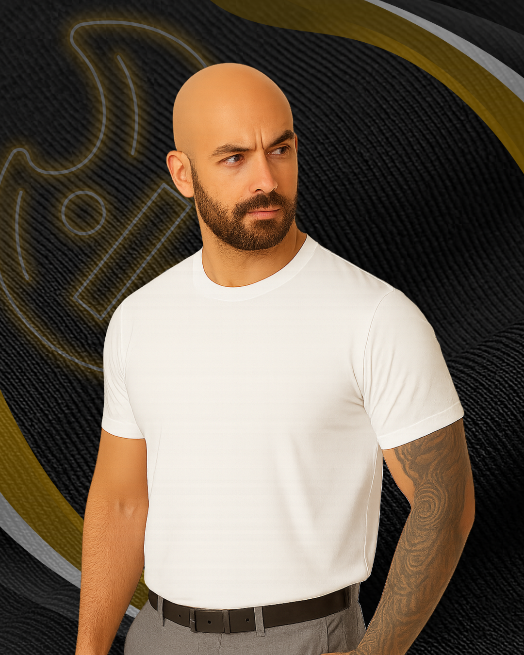 Camiseta Algodão Sustentável Premium