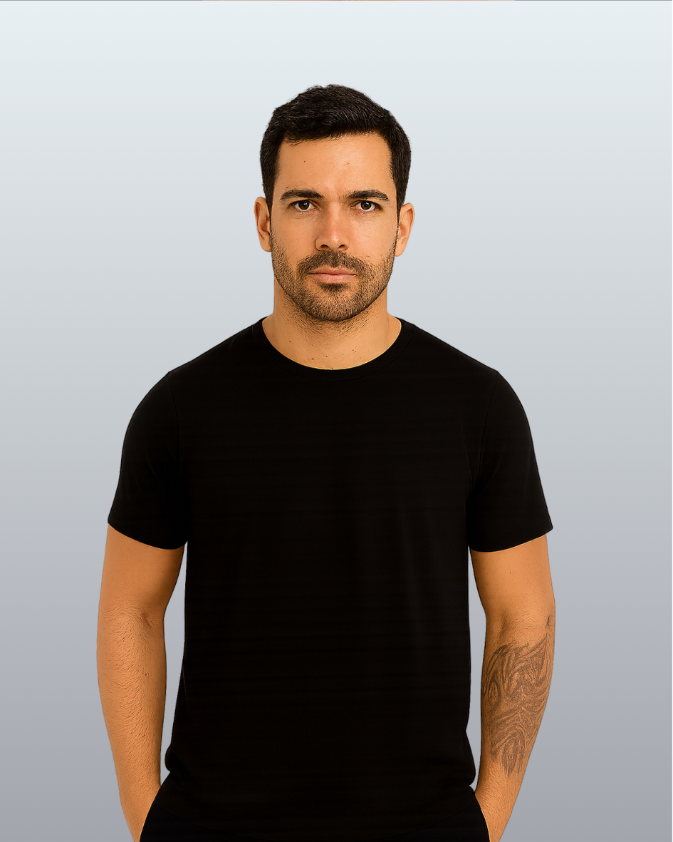 Camiseta Algodão Sustentável Premium