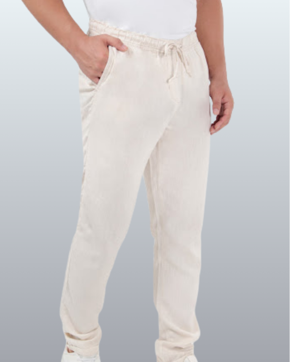 Calça Jogger Linho Palha