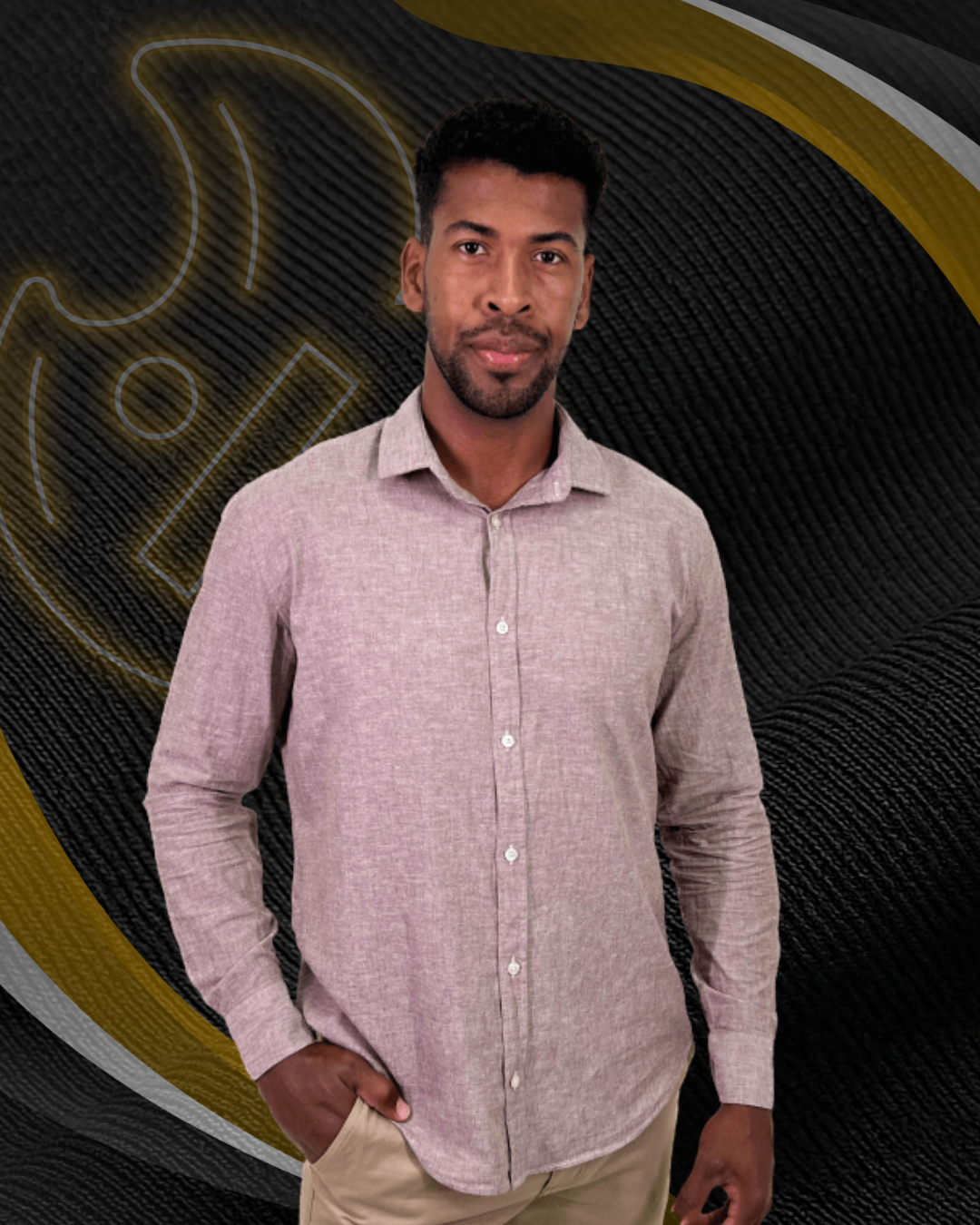 Camisa Premium Manga Longa Slim Fit Linho