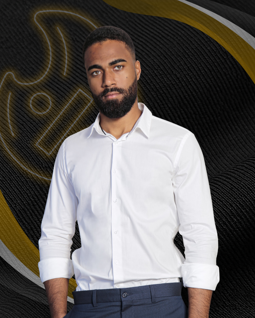 Camisa Manga Longa Slim Fit Algodão Egípcio