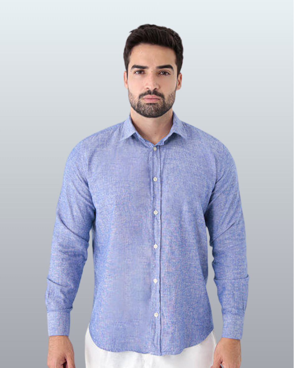 Camisa Premium Manga Longa Slim Fit Linho