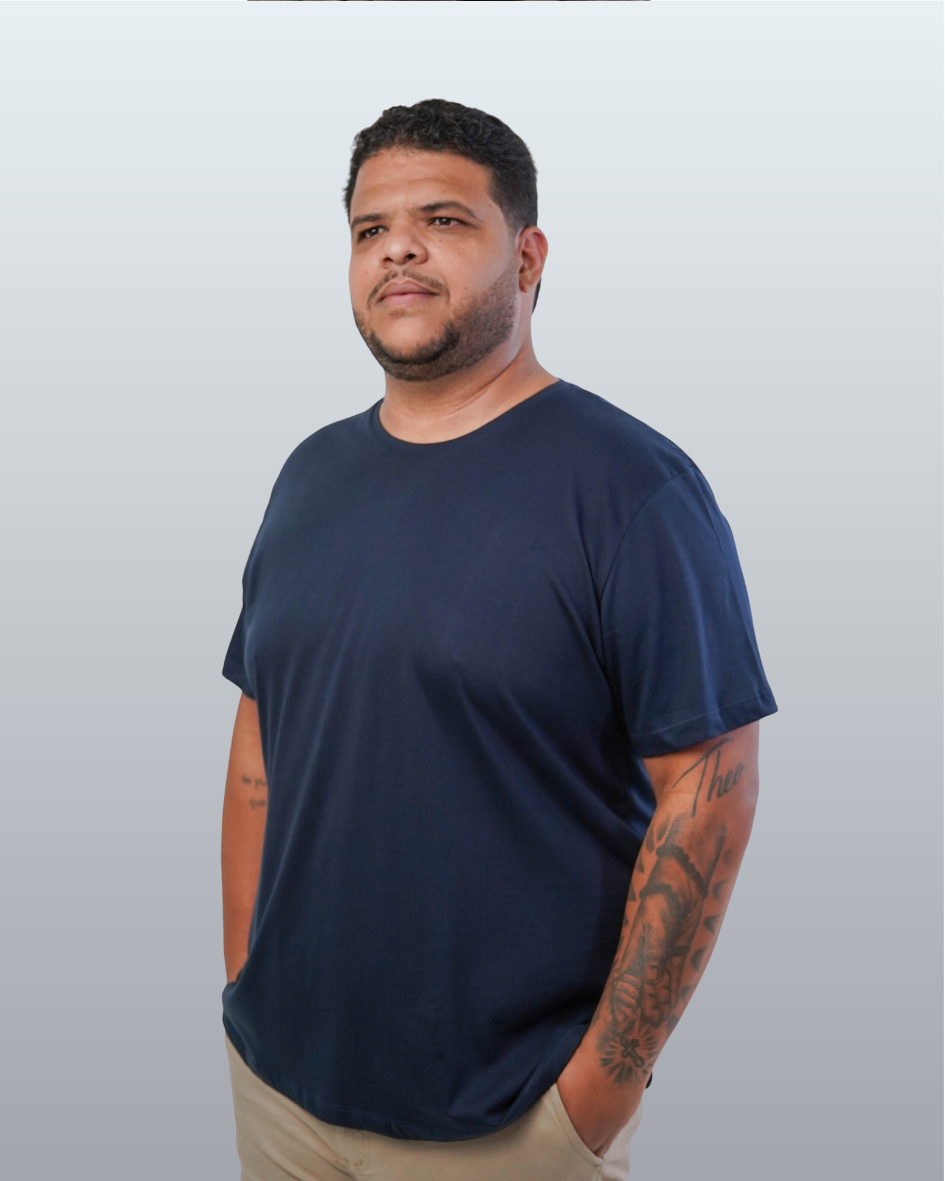 Camiseta Pima Plus Size