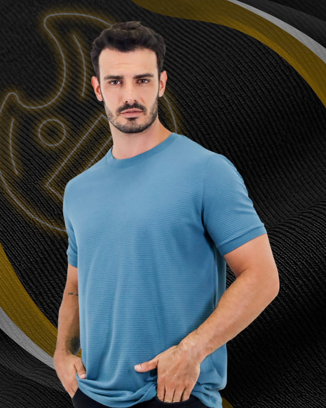 Camiseta Estruturada Textura