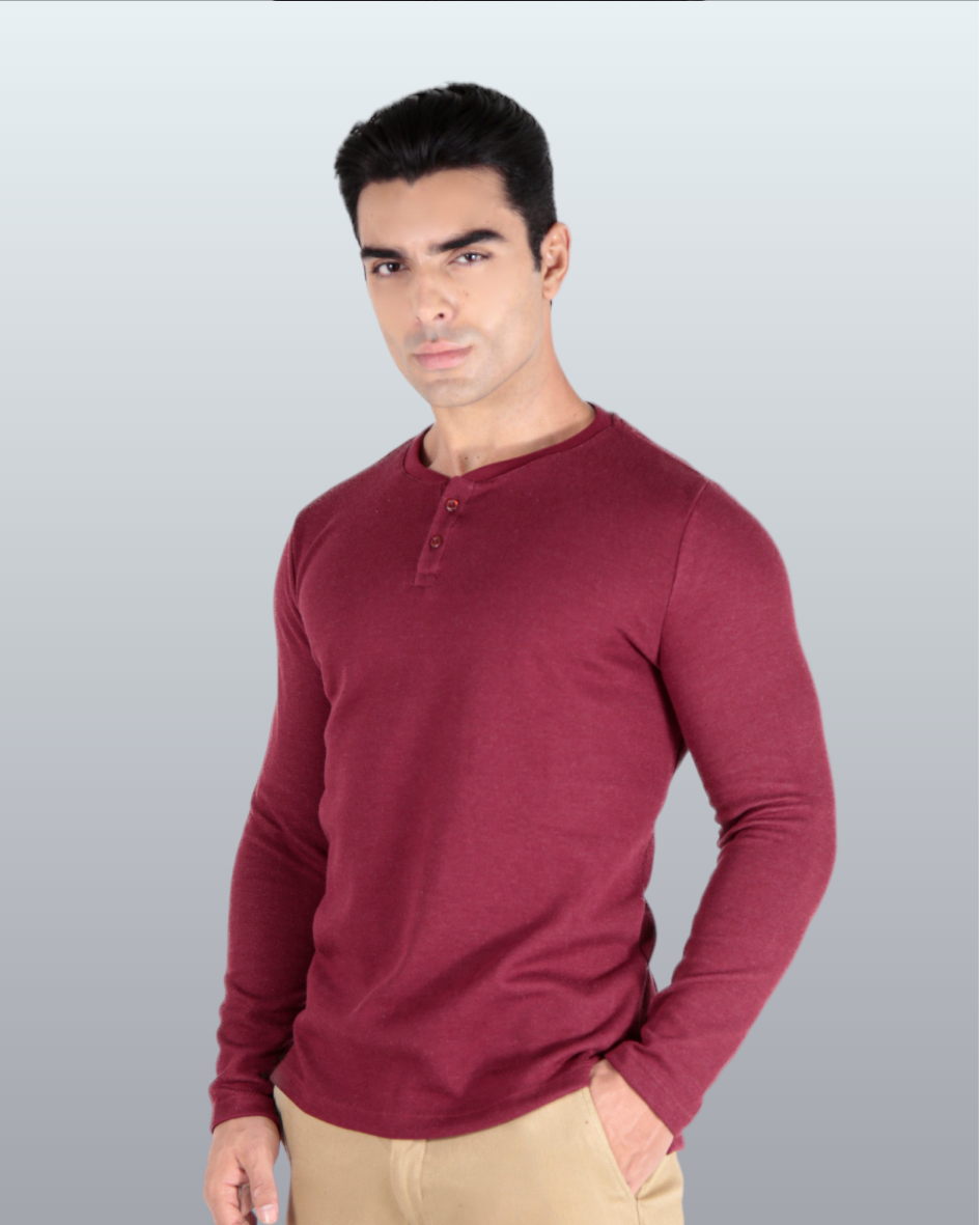 Casaco Henley Textura