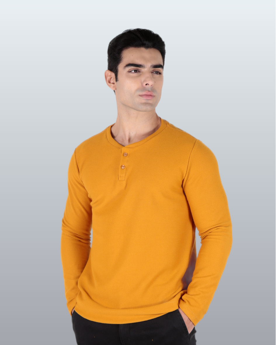 Casaco Henley Textura