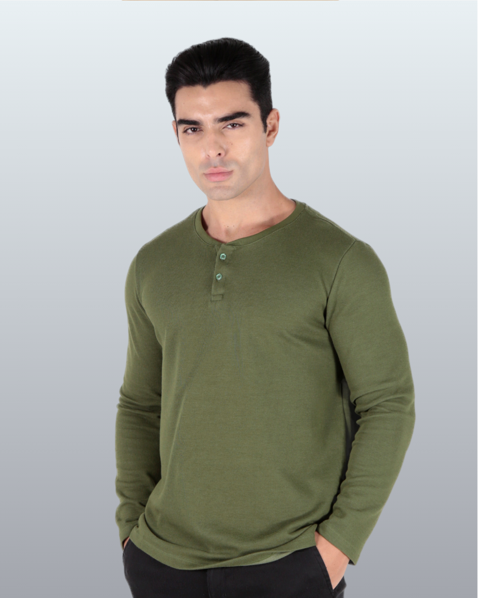 Casaco Henley Textura