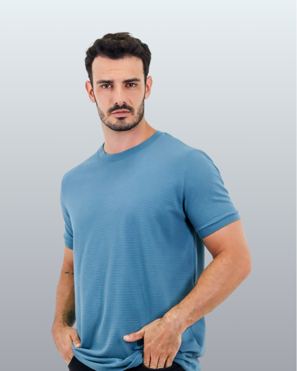 Camiseta Estruturada Textura