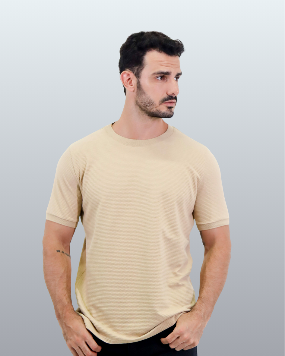 Camiseta Estruturada Textura