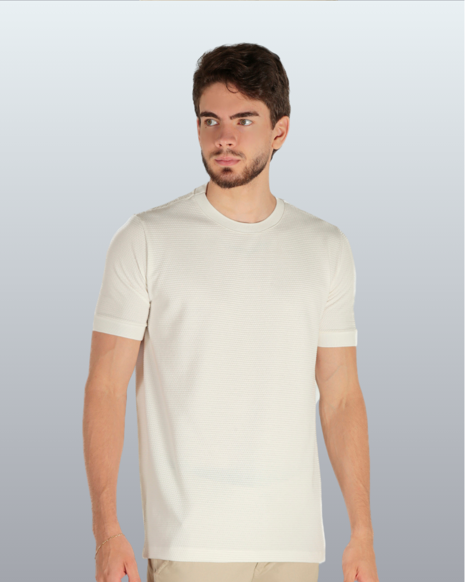 Camiseta Estruturada Textura
