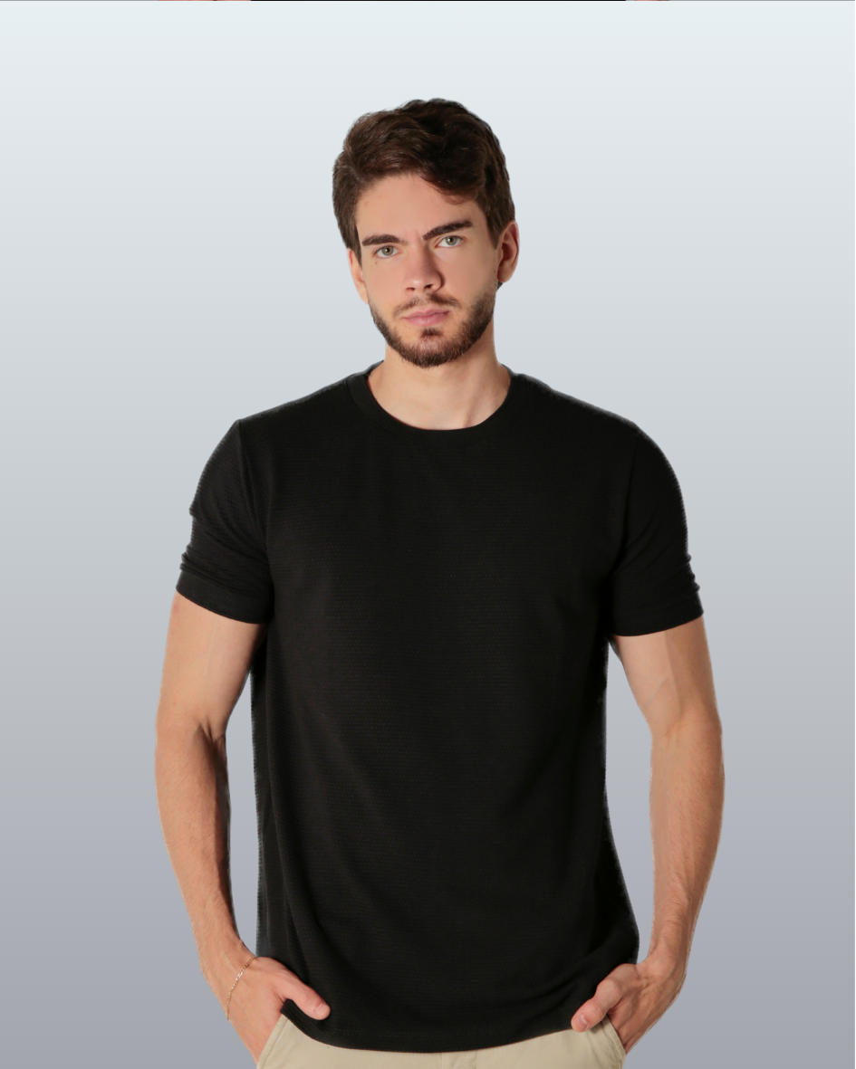 Camiseta Estruturada Textura