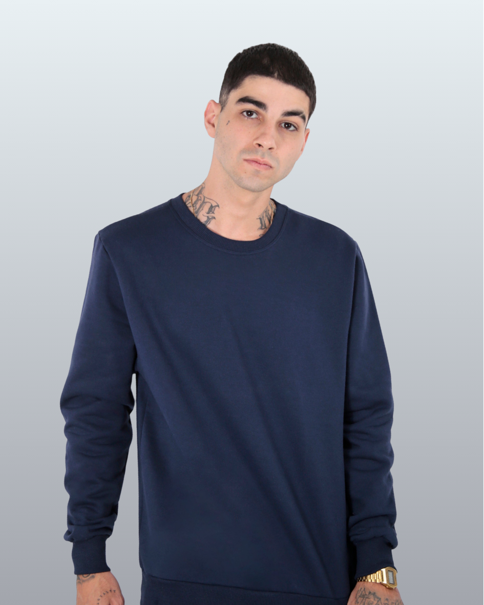 Moletom Brand Básico Felpado 2 Cabos