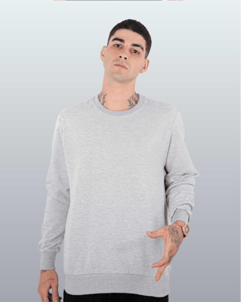 Moletom Brand Básico Felpado 2 Cabos