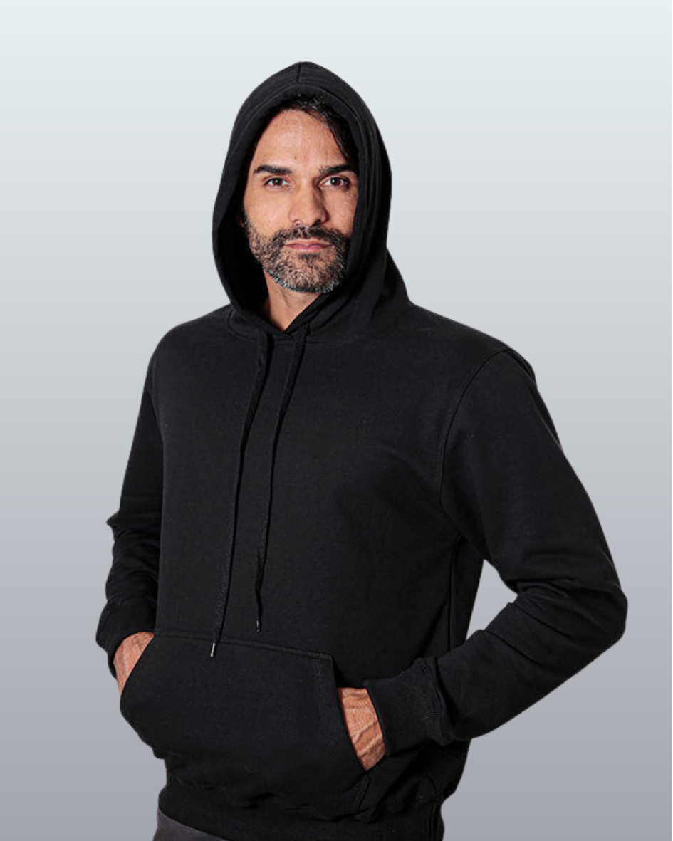 Moletom Hoddie Canguru Liso Felpado 2 Cabos