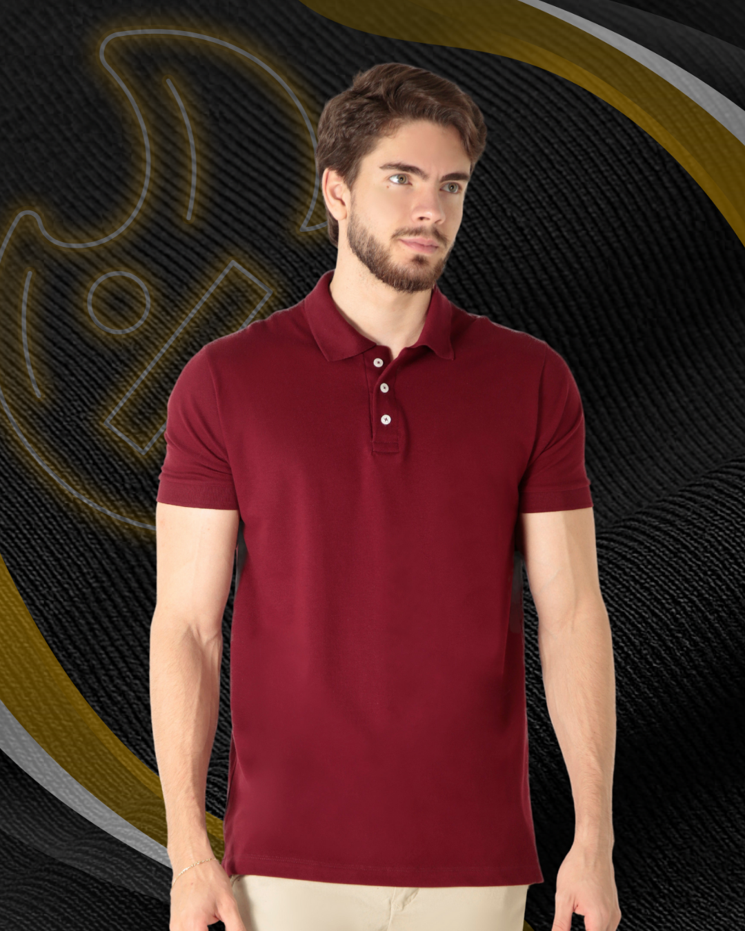 Polo Cotton Pima Com Elastano Lisa