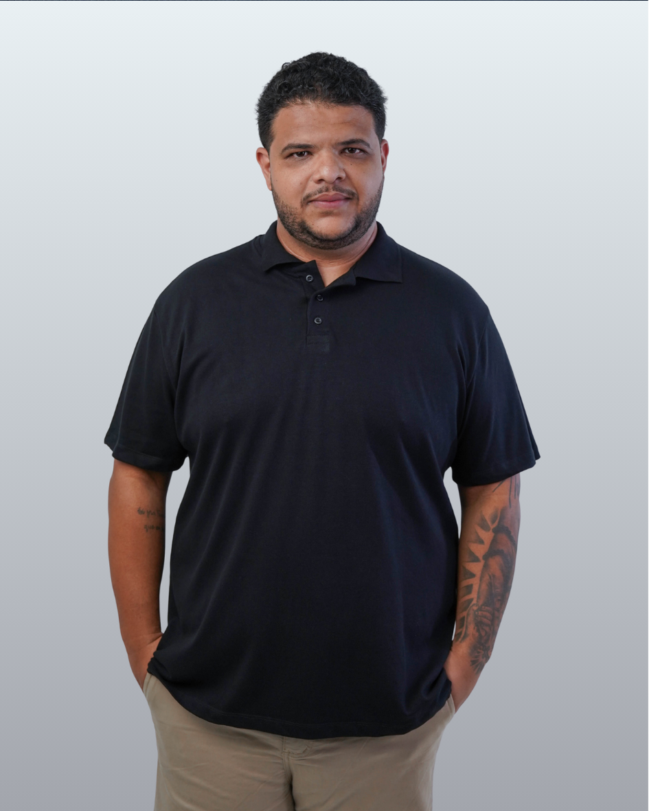 Polo Piquet Pima Plus Size