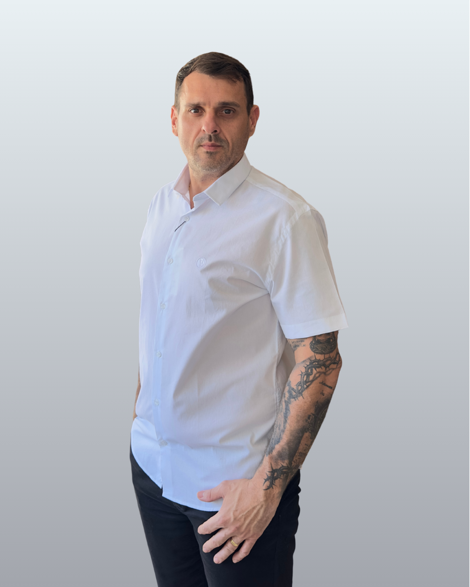 Camisa Manga Curta Slim Fit Básica