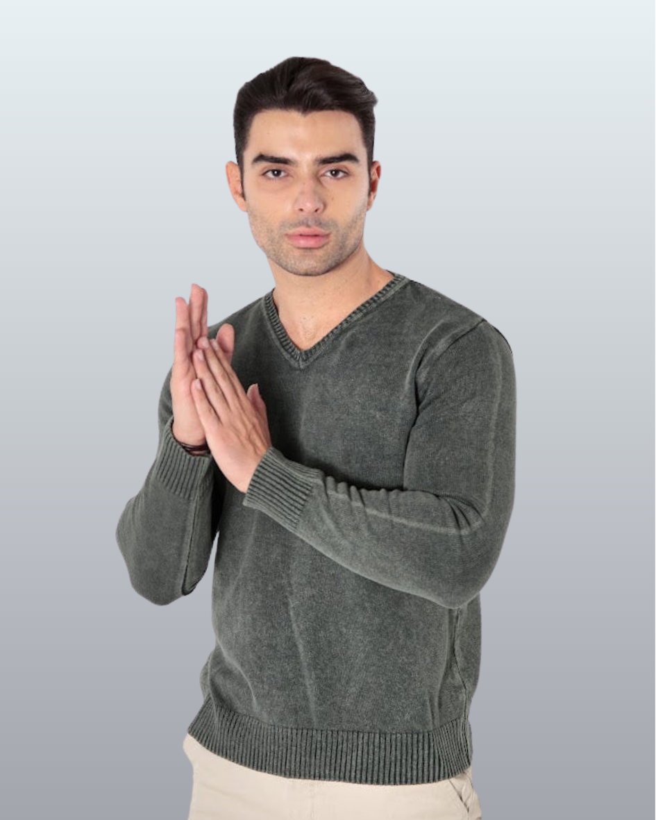 Suéter Tricot Estonado Prime Gola V