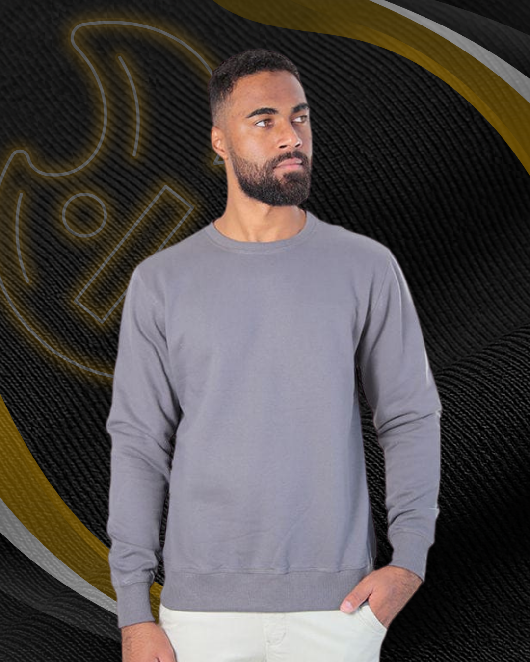 Moletom Brand Básico Felpado 2 Cabos