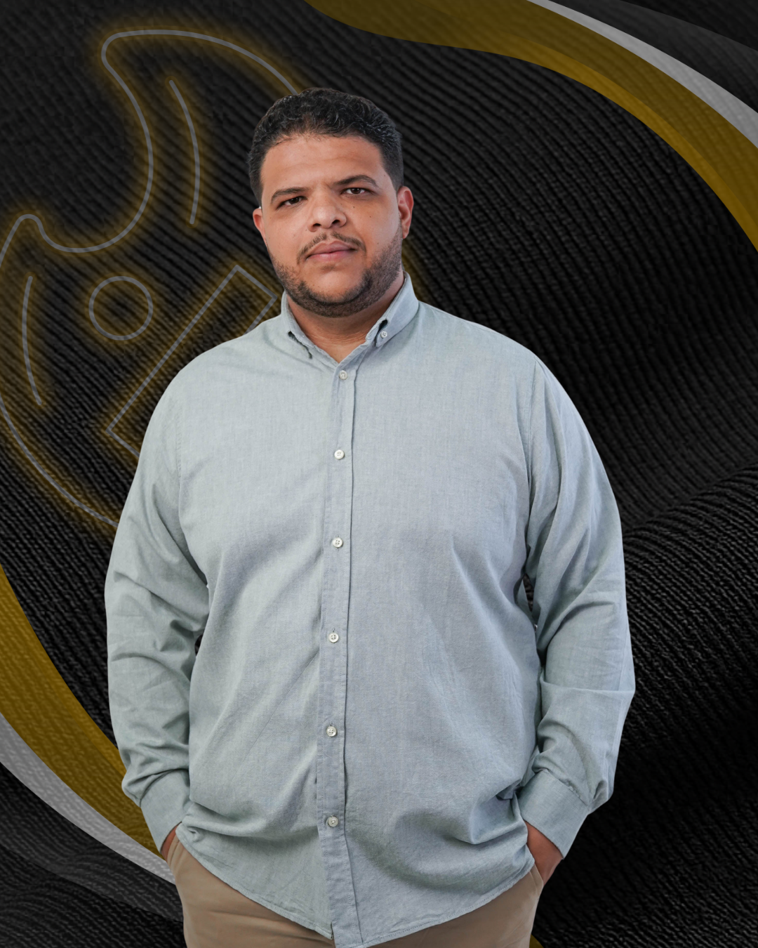 Camisa Manga Longa Plus Size Oxford Button Down