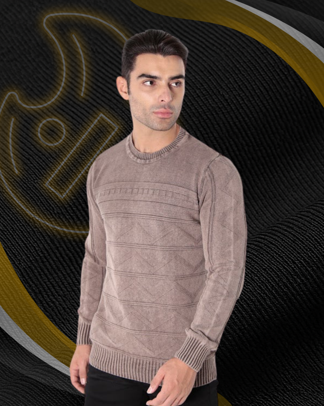 Suéter Tricot 3D Estonado Piemonte